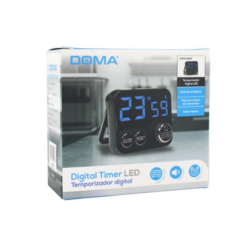 temporizador digital, black — vista 2