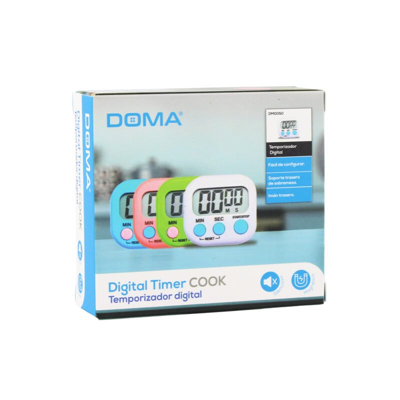 temporizador digital magnetico, white — vista 4