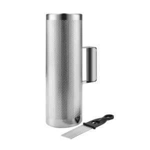 guiro hendrix metal 12x4 pulgadas color silver