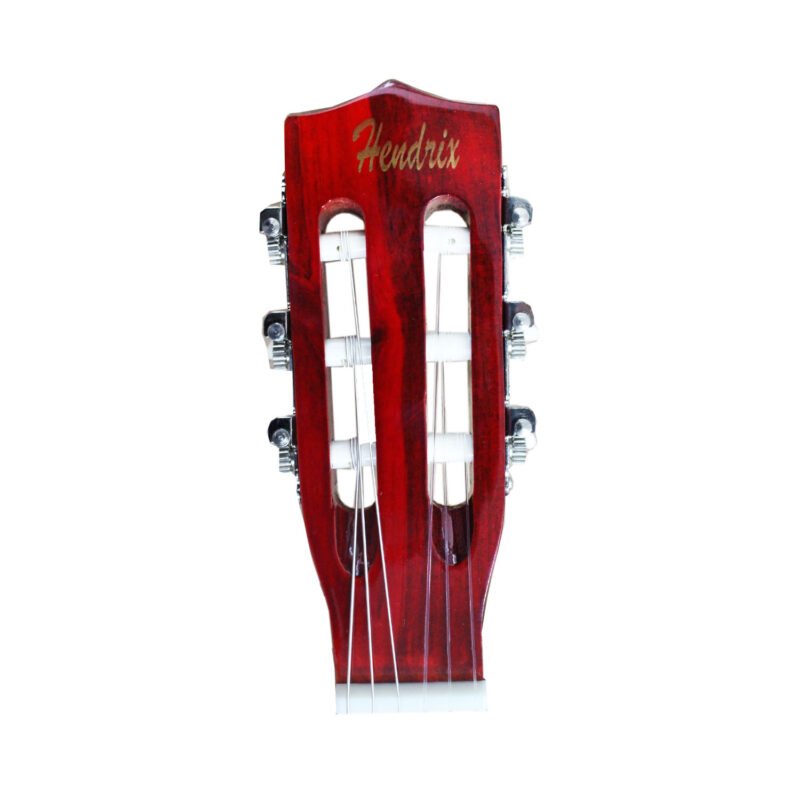 guitarra hendrix de madera 39 pulgadas con funda y set de cuerdas color natural — vista 3