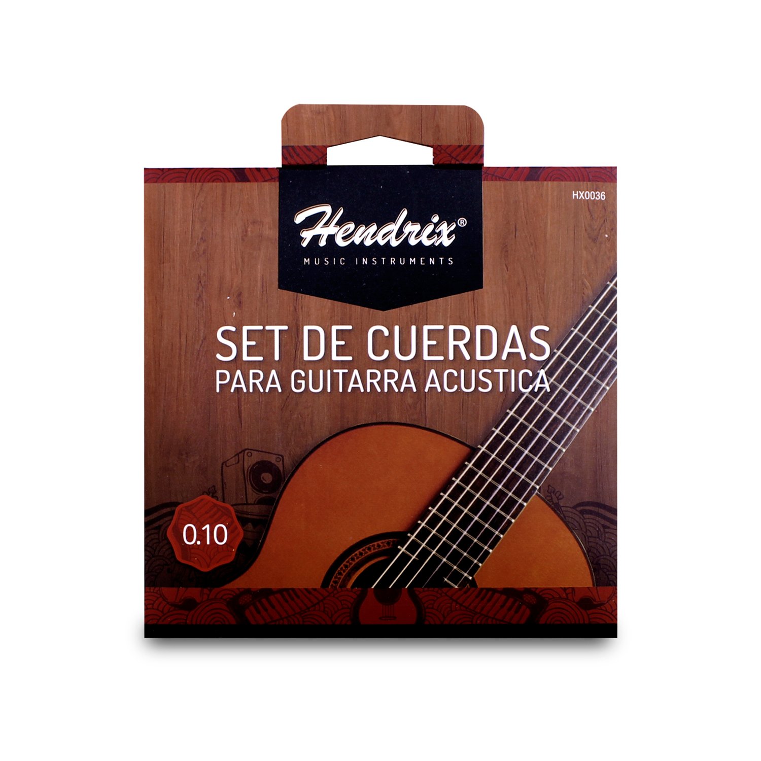 set cuerdas hendrix guitarra acustica 10 un. set cuerdas hendrix guitarra acustica 10 un.
