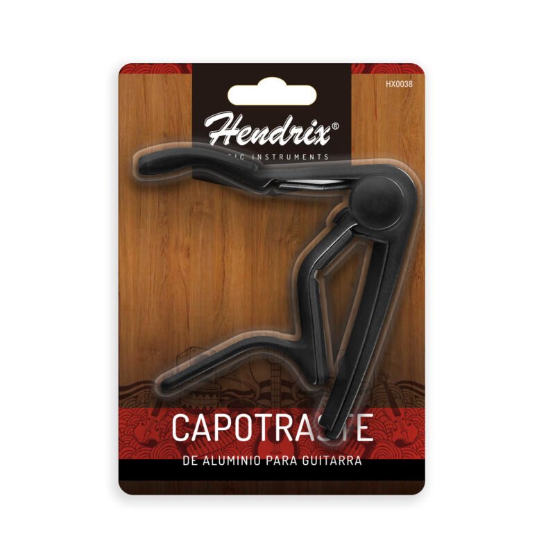 capotraste hendrix de aluminio para guitarra