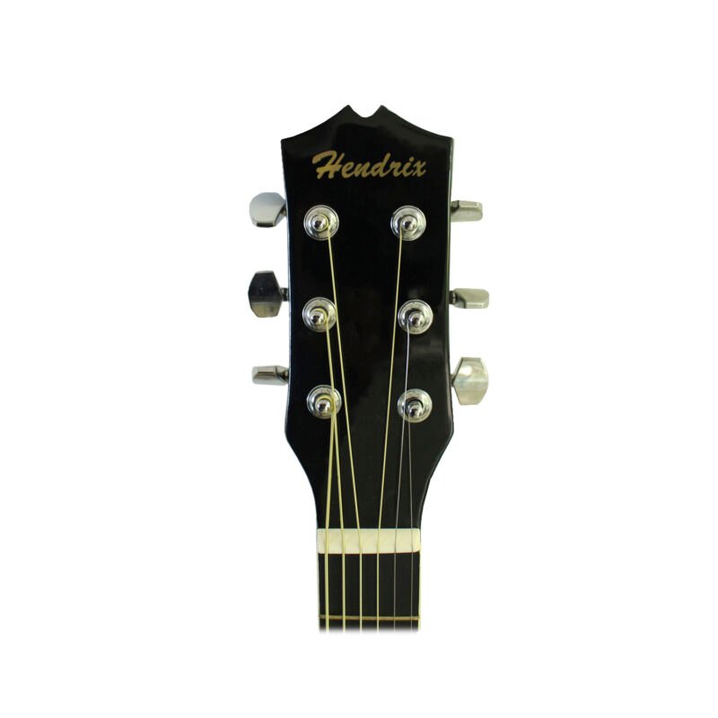 guitarra hendrix electroacustica de 40 pulgadas con ecualizador de 4 bandas black — vista 2