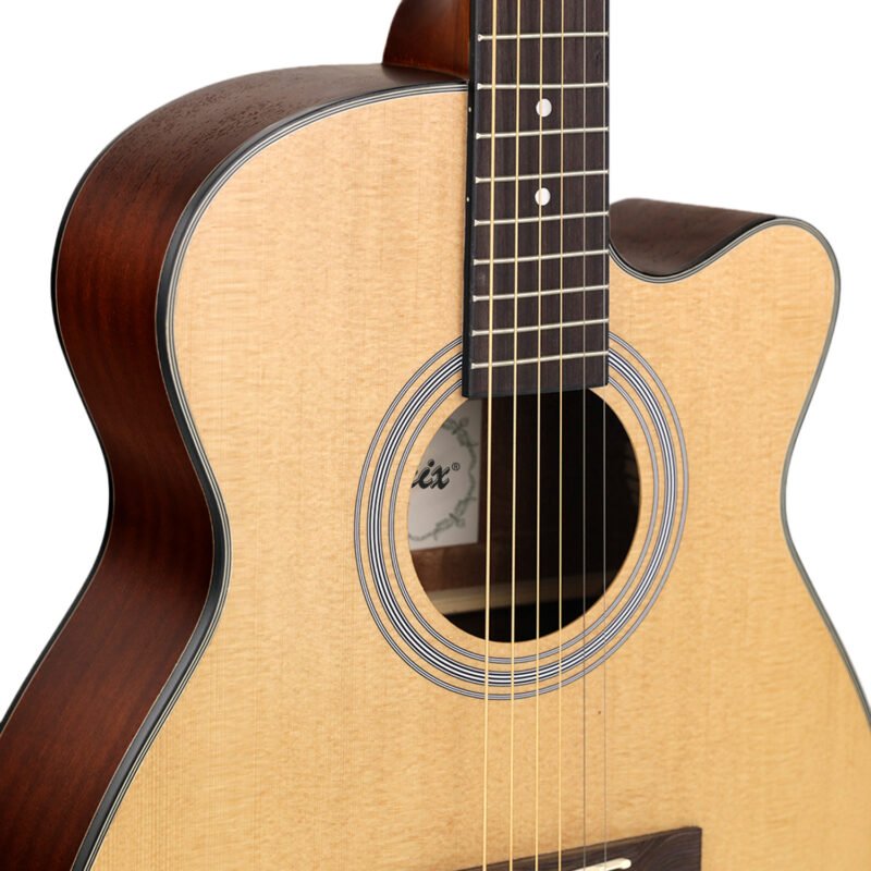 guitarra hendrix electroacustica de 40 pulgadas con ecualizador de 4 bandas black — vista 5