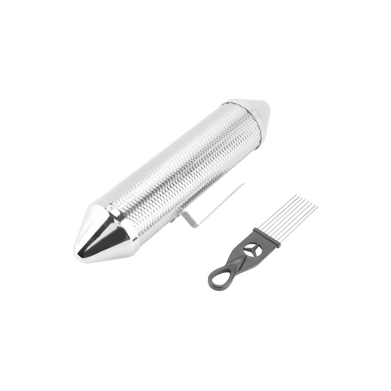 guiro hendrix torpedo de metal color silver