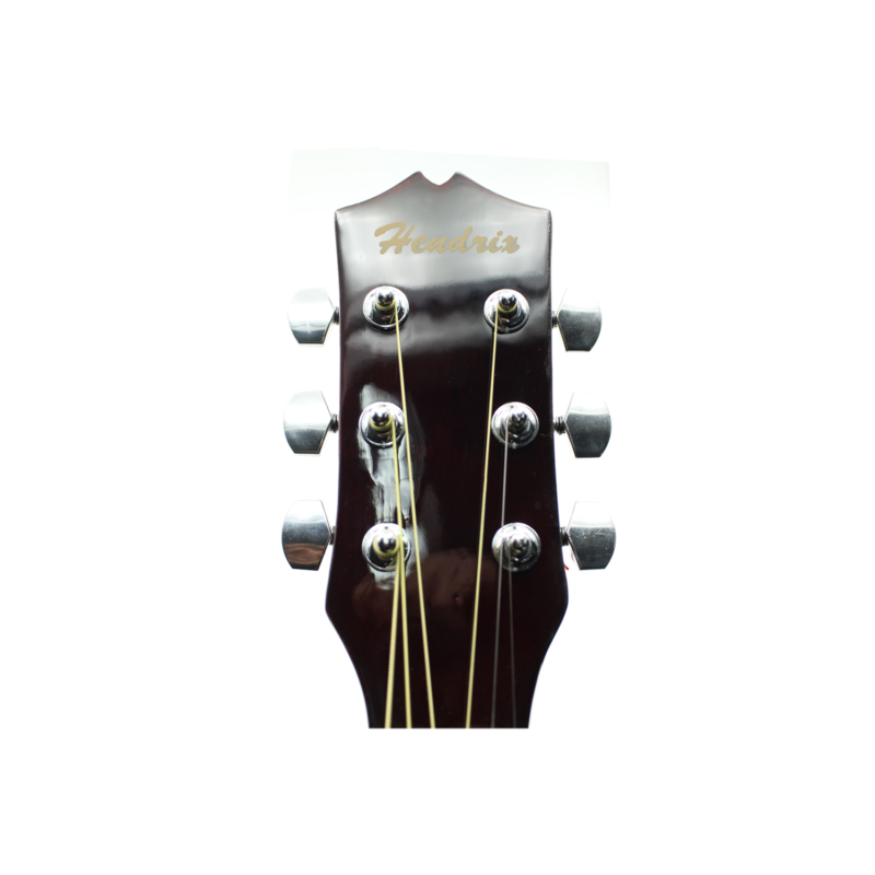 guitarra hendrix electroacustica de 40 pulgadas con ecualizador de 4 bandas sunburst — vista 3