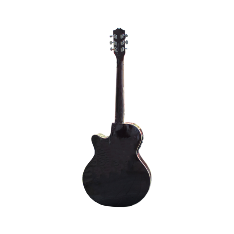 guitarra hendrix electroacustica de 40 pulgadas con ecualizador de 4 bandas sunburst — vista 5