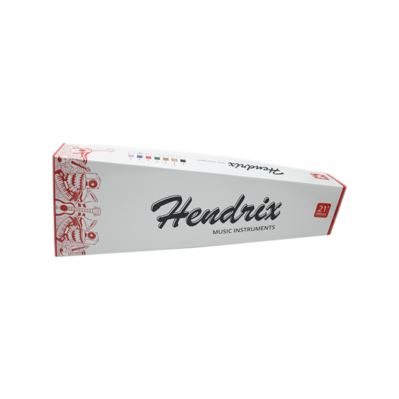 ukelele hendrix 21 pulgadas con funda color blue — vista 2