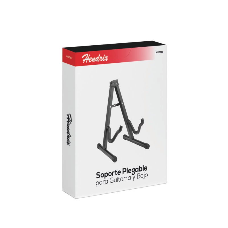 atril plegable para guitarra y bajo