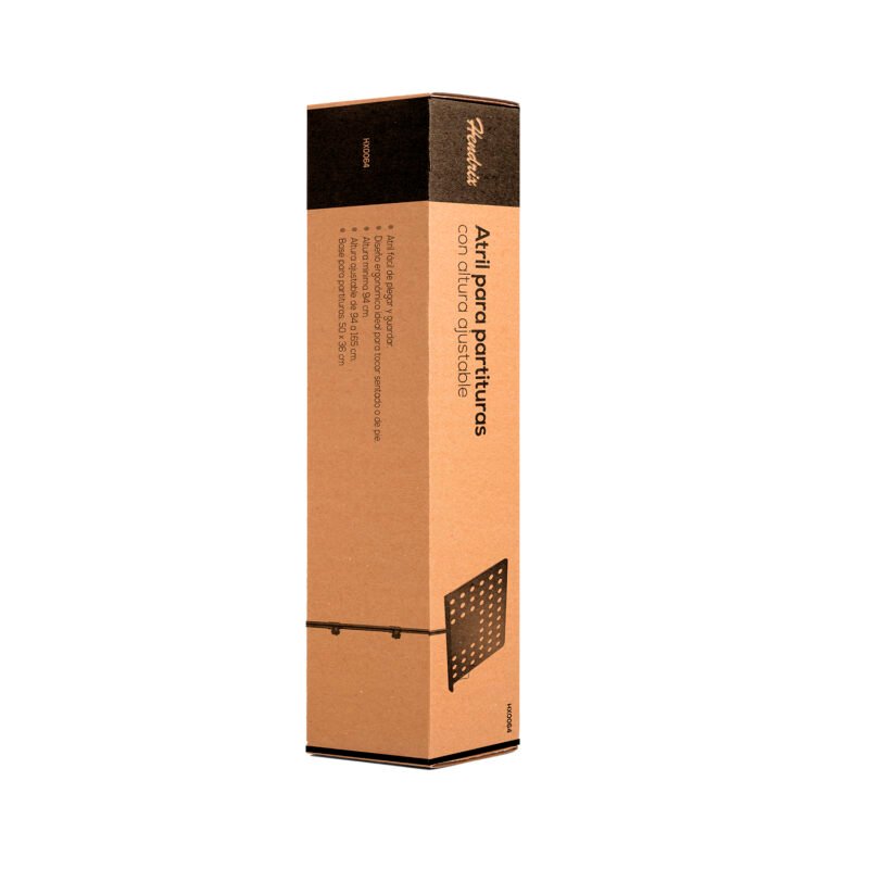 atril hendrix ajustable 94 165 cm, diseÑo ergonomico, base de 50x36 cm, ideal para tocar sentado o de pie.