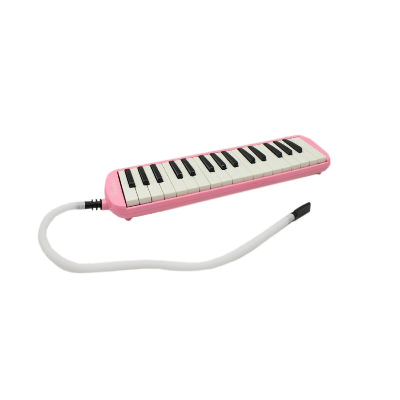melodica hendrix de 32 notas, diseÑo ergonomico, incluye funda, material plastico. pink