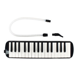melodica hendrix de 32 notas, diseÑo ergonomico, incluye funda, material plastico. black