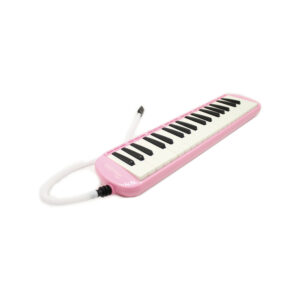 melodica hendrix de 37 notas, diseÑo ergonomico, incluye funda, material plastico. pink