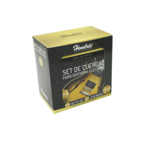 set cuerdas hendrix guitarra electrica 10 un. bobinado 85/15 metal, antioxido 6 cuerdas