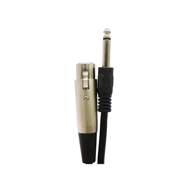 cable de microfono de canon hembra a plug. 5 mts