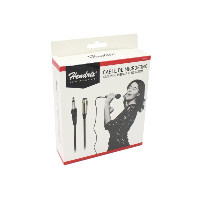 cable de microfono de canon hembra a plug. 5 mts — vista 2
