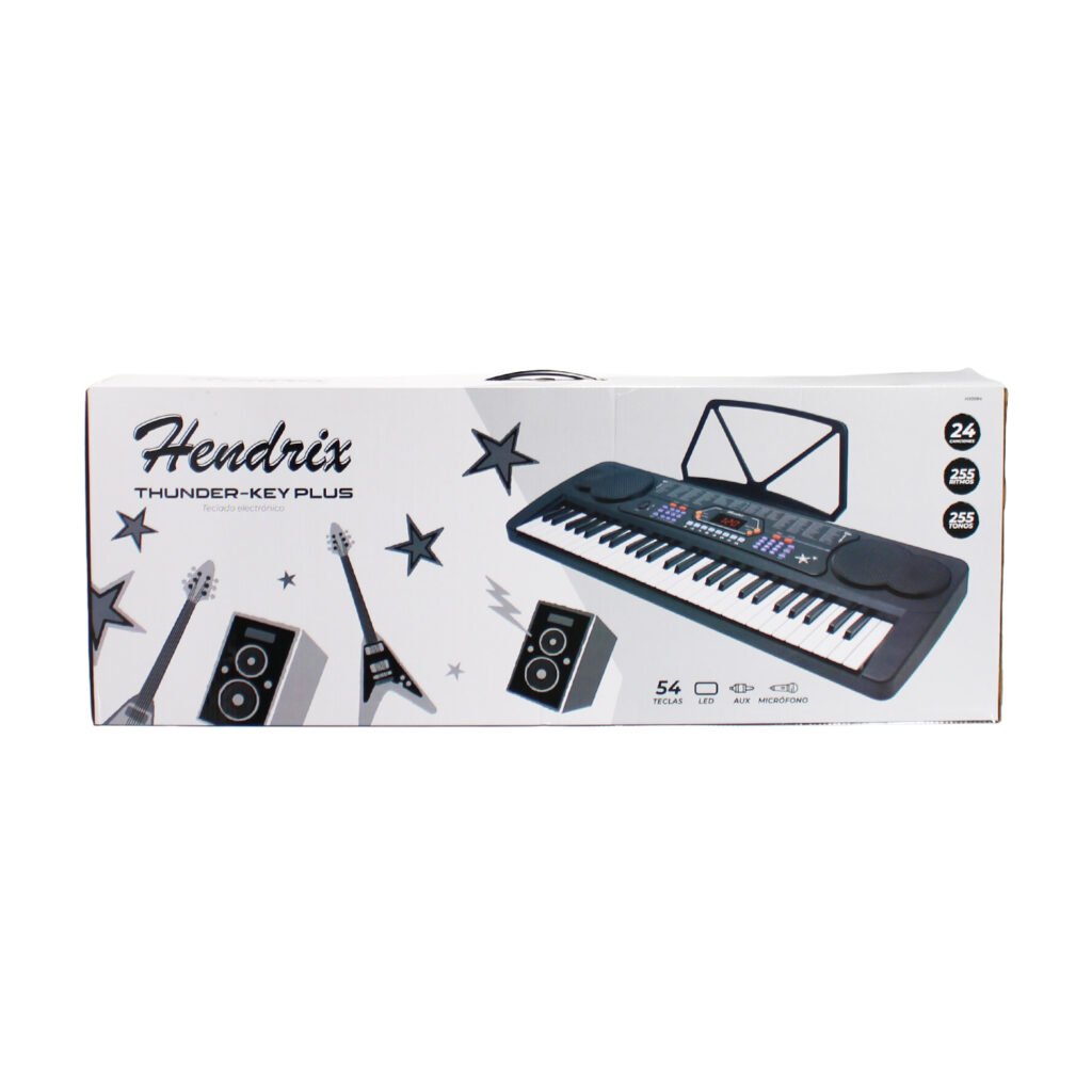 teclado musical hendrix electronico 54 teclas