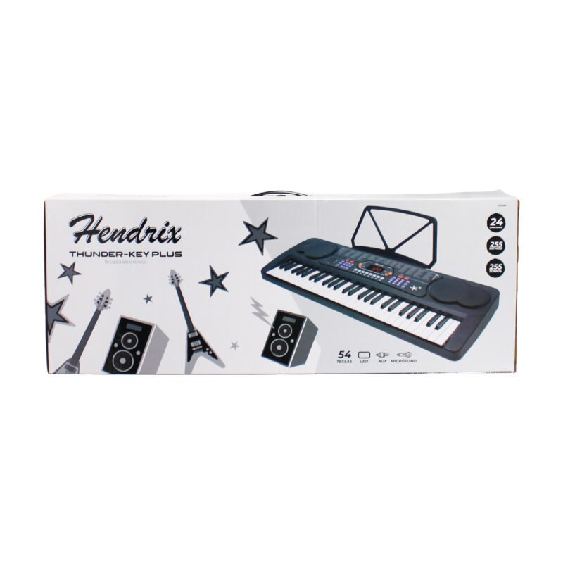 teclado musical hendrix electronico 54 teclas