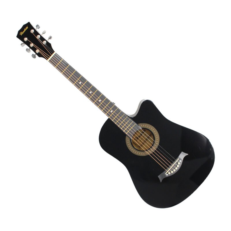 guitarra acustica hendrix 39 pulgadas, black — vista 2