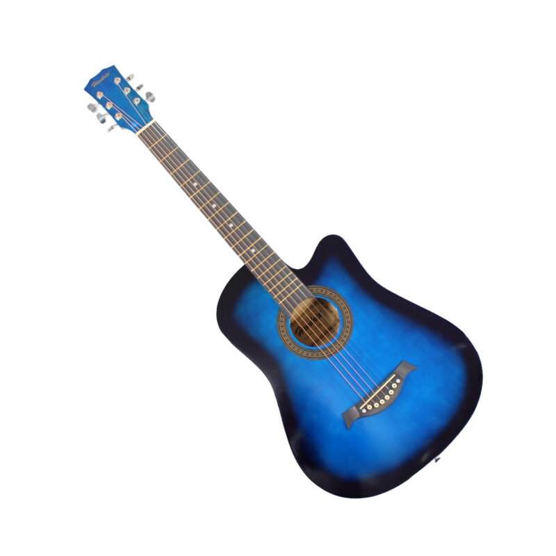 guitarra acustica hendrix 39 pulgada, blue — vista 2