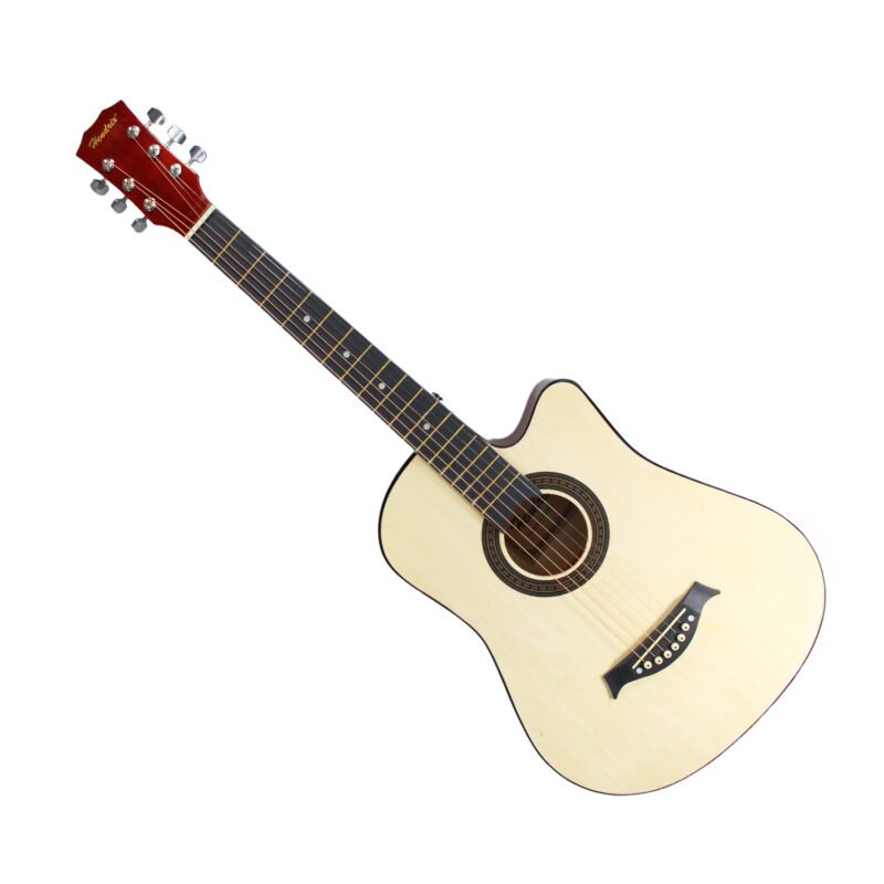 guitarra acustica hendrix 39 pulgadas, natural — vista 2