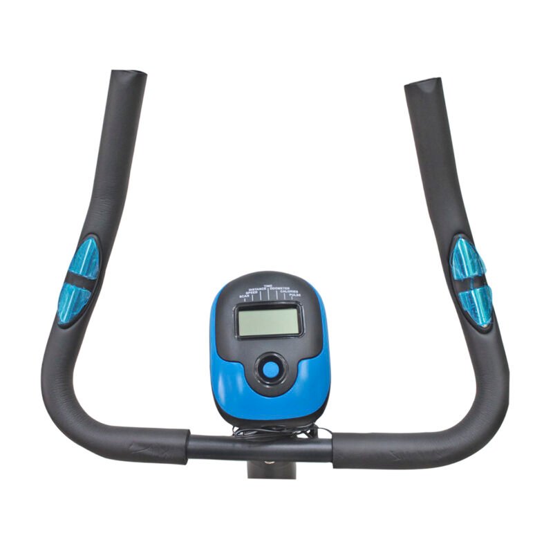 bicicleta estatica infitness magnetica con disco de 4kg, pantalla lcd, ajustes de asiento y velocidad. — vista 3