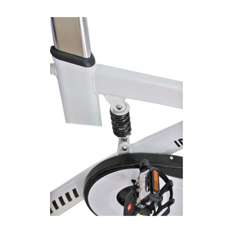 bicicleta spinning infitness 15kg white — vista 3