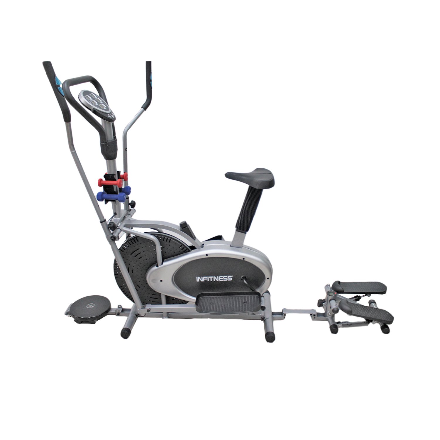 bicicleta eliptica infitness con ergometro + stepper + twister + 4 mancuernas bicicleta eliptica infitness con ergometro + stepper + twister + 4 mancuernas