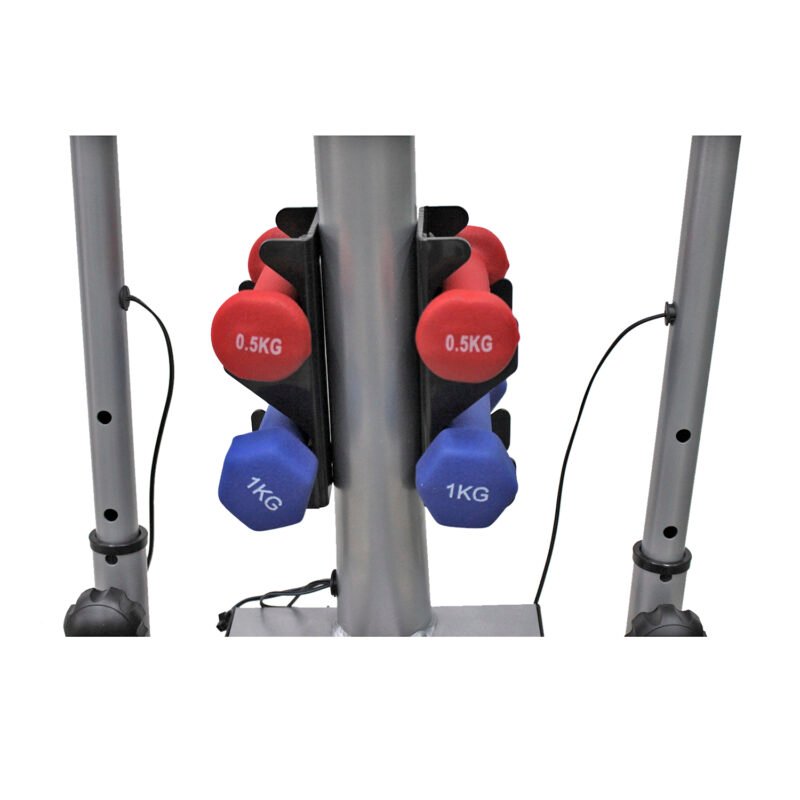 bicicleta eliptica infitness con ergometro + stepper + twister + 4 mancuernas — vista 2