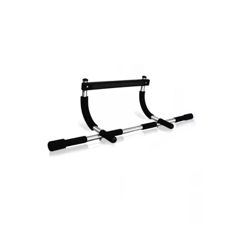 barra de ejercicio para flexiones, abdominales y dominadas. resistente, sin necesidad de taladrar. soporta hasta 135 kg.
