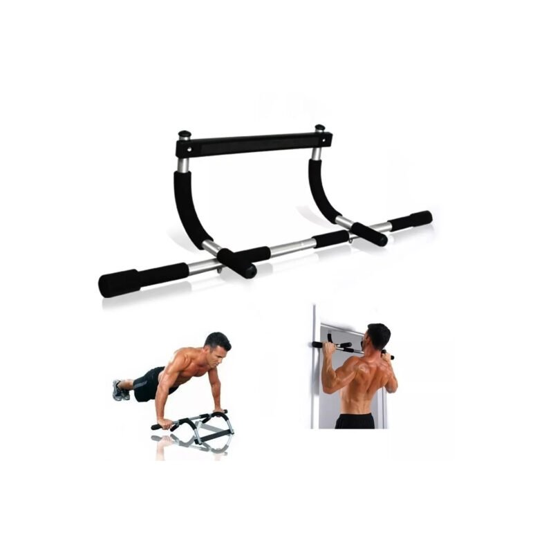 barra de ejercicio para flexiones, abdominales y dominadas. resistente, sin necesidad de taladrar. soporta hasta 135 kg. — vista 2