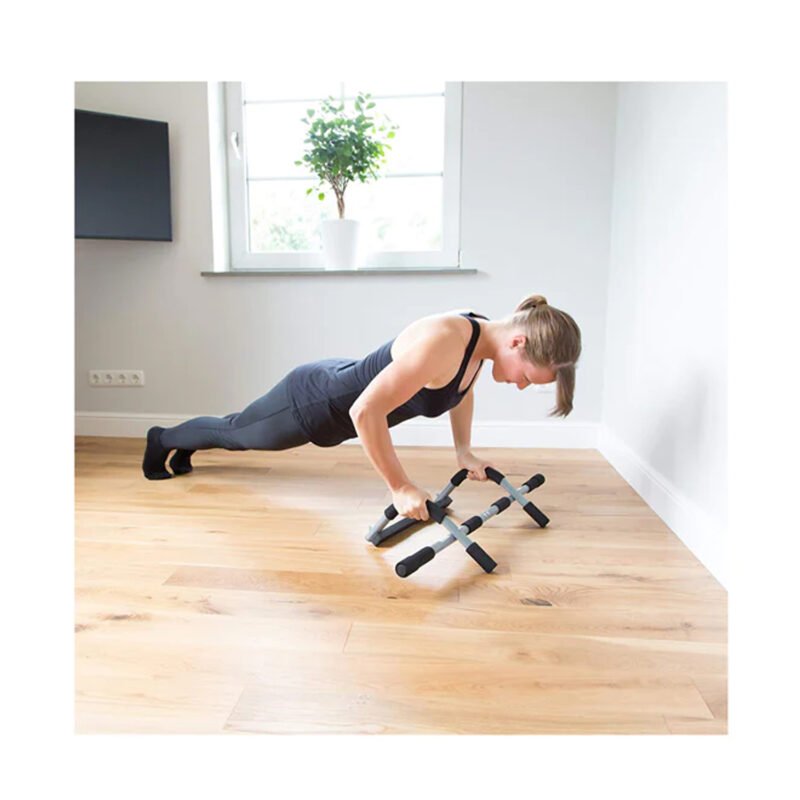 barra de ejercicio para flexiones, abdominales y dominadas. resistente, sin necesidad de taladrar. soporta hasta 135 kg. — vista 3