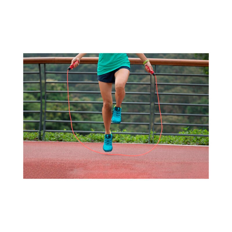 cuerda de saltar con contador de vueltas y boton de reset. tonifica musculos y mejora la salud cardiovascular. longitud ajustable 2.5m. — vista 2