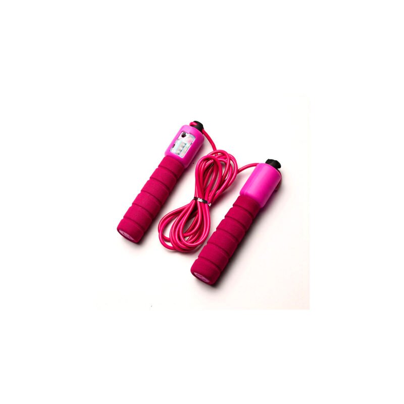 cuerda de saltar con contador de vueltas y boton de reset. tonifica musculos y mejora la salud cardiovascular. longitud ajustable 2.5m. — vista 5