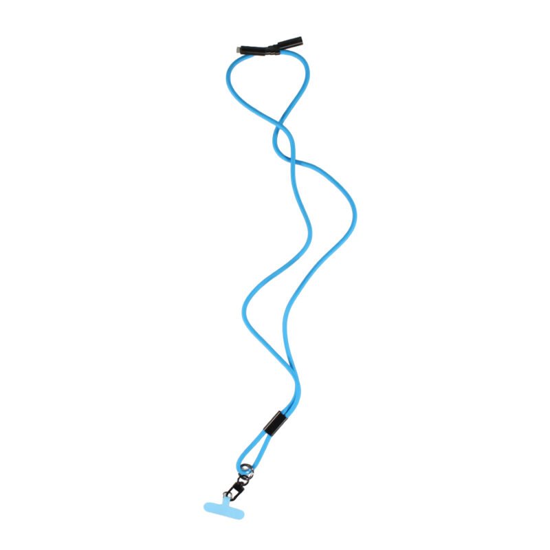cable colgante antirrobo mdx para celular 60w usb tipo c a c. compatible usb pd. blue — vista 5
