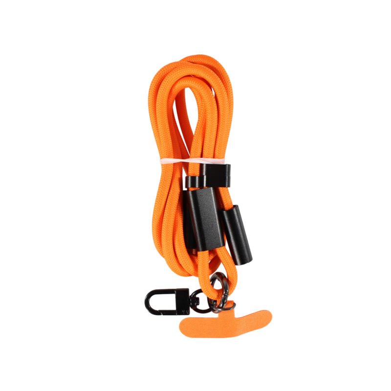 cable colgante antirrobo mdx para celular 60w usb tipo c a c. compatible usb pd. orange — vista 3