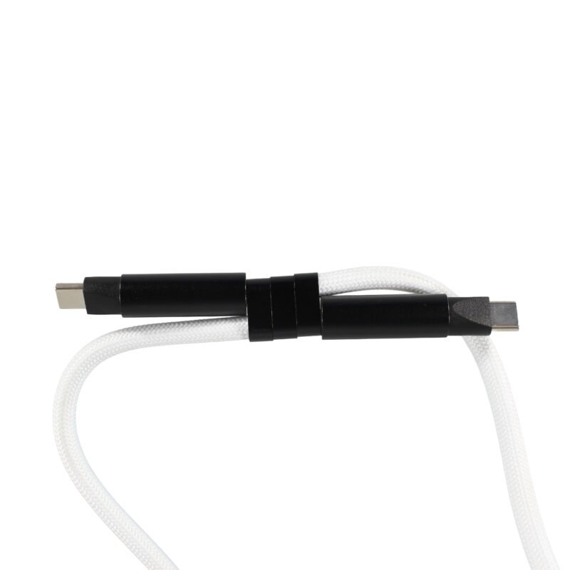 cable colgante antirrobo mdx para celular 60w usb tipo c a c. compatible usb pd. white — vista 6