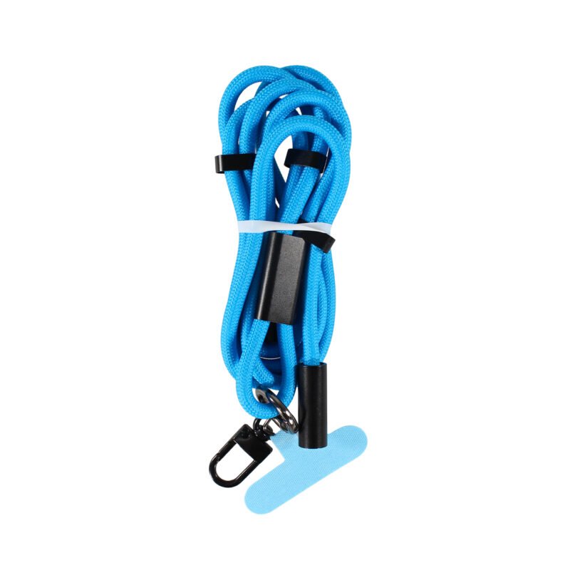 cable colgante antirrobo mdx para celular 27w usb tipo c a lightning. compatible usb pd. blue — vista 4