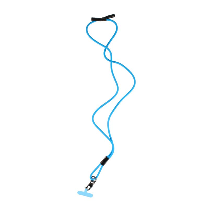 cable colgante antirrobo mdx para celular 27w usb tipo c a lightning. compatible usb pd. blue — vista 3
