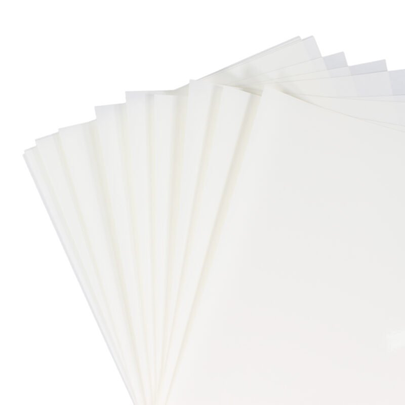 vinilo adhesivo transparente imprimible a4 70mic 20 hojas — vista 4