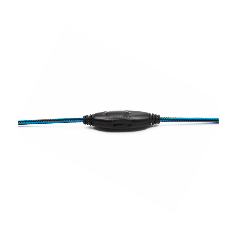 audifono reptile x gamer con microfono y control de volumen. light blue — vista 2