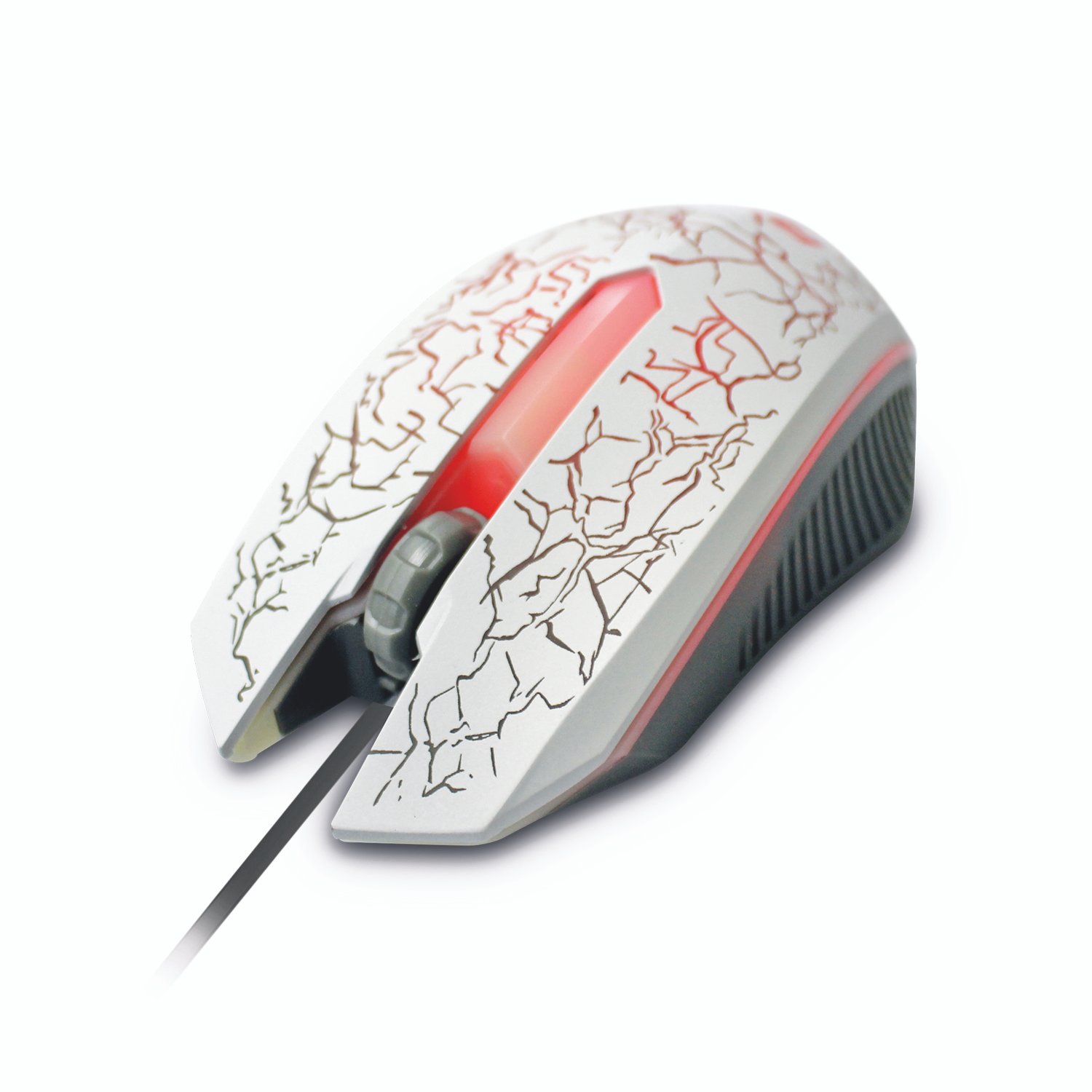 mouse reptile x gamer con sensor optico de luz led, 1000 dpi white mouse reptile x gamer con sensor optico de luz led, 1000 dpi white