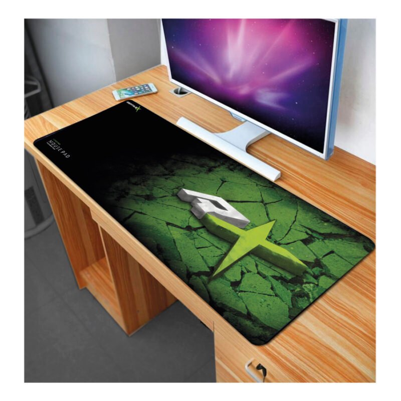 mousepad reptile x gamer pro, antideslizante, 30x70cm, 3mm grosor, flexible y de baja friccion. — vista 3