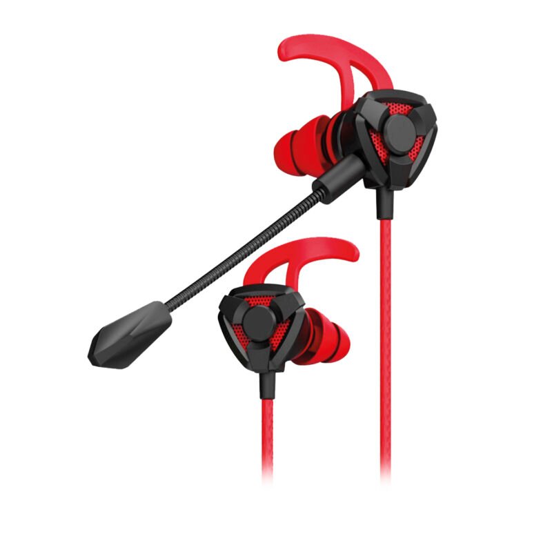 audifono reptile x gamer pro con doble microfono, diseÑo ergonomico, conexion 3.5 mm, cable de 120 cm.