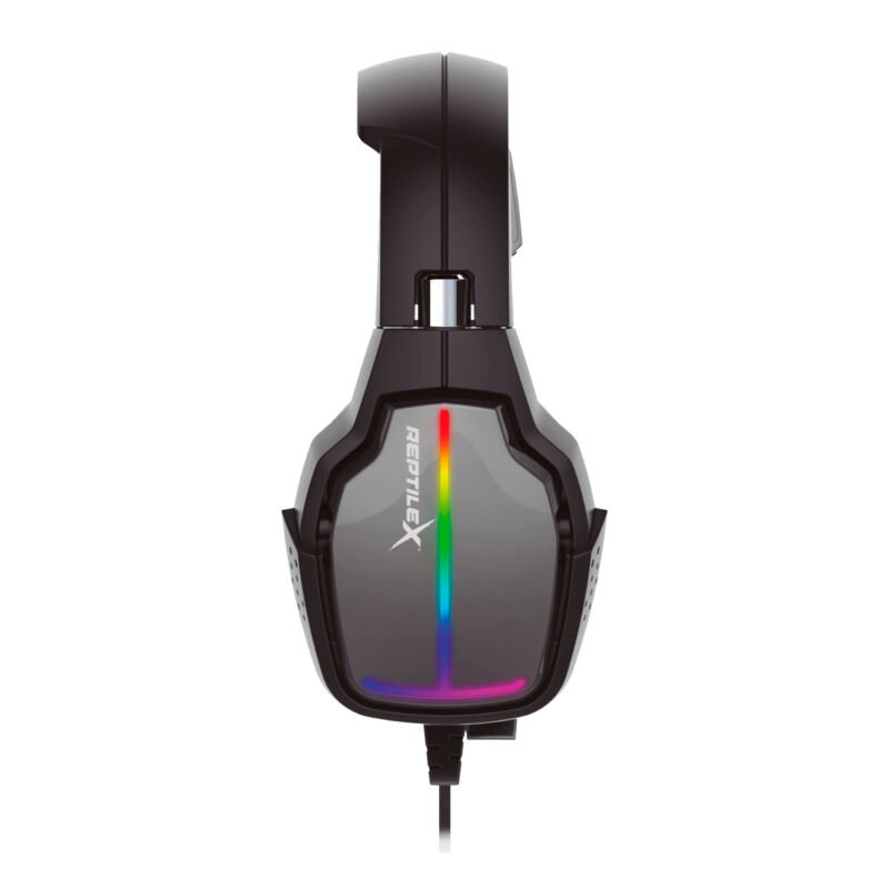 audifono reptile x gamer premium con microfono y control de volumen. blue — vista 3