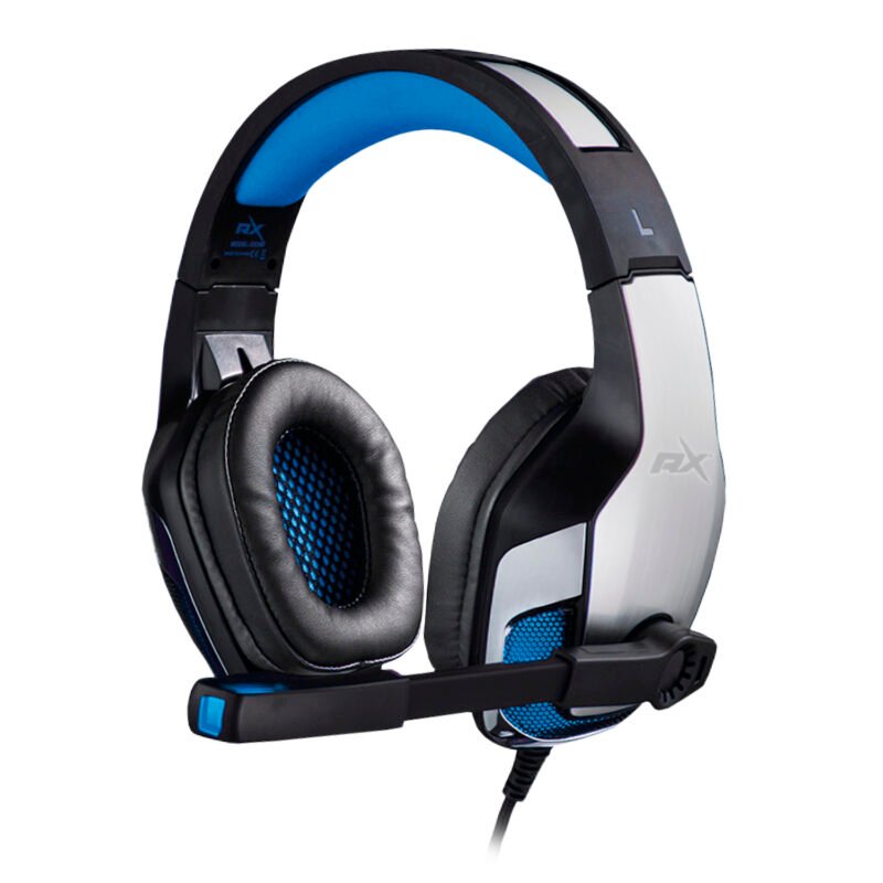 audifono reptile x gamer led, usb, ?50mm, microfono 6.0x2.7mm, frecuencia 20hz 20khz, cable 2m, sens. 115db. — vista 2