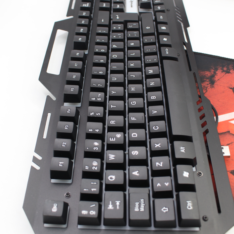kit gamer 4 en 1 audÍfonos + mouse + teclado + pad mouse — vista 2