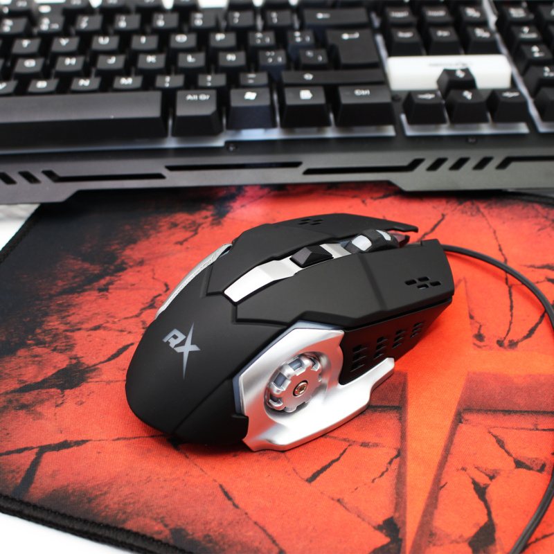 kit gamer 4 en 1 audÍfonos + mouse + teclado + pad mouse — vista 4