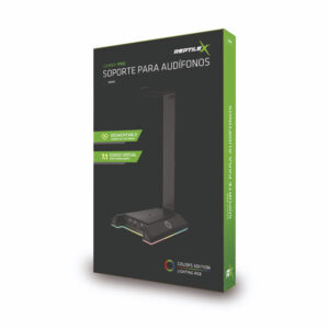 audifono reptile xoporte para con usb / 3.5 / rgb