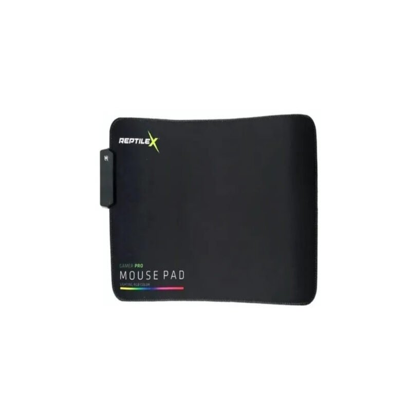mousepad reptile x luces rgb por usb, superficie antideslizante, diseÑo portatil, velocidad y precision. 800x300x4mm — vista 4